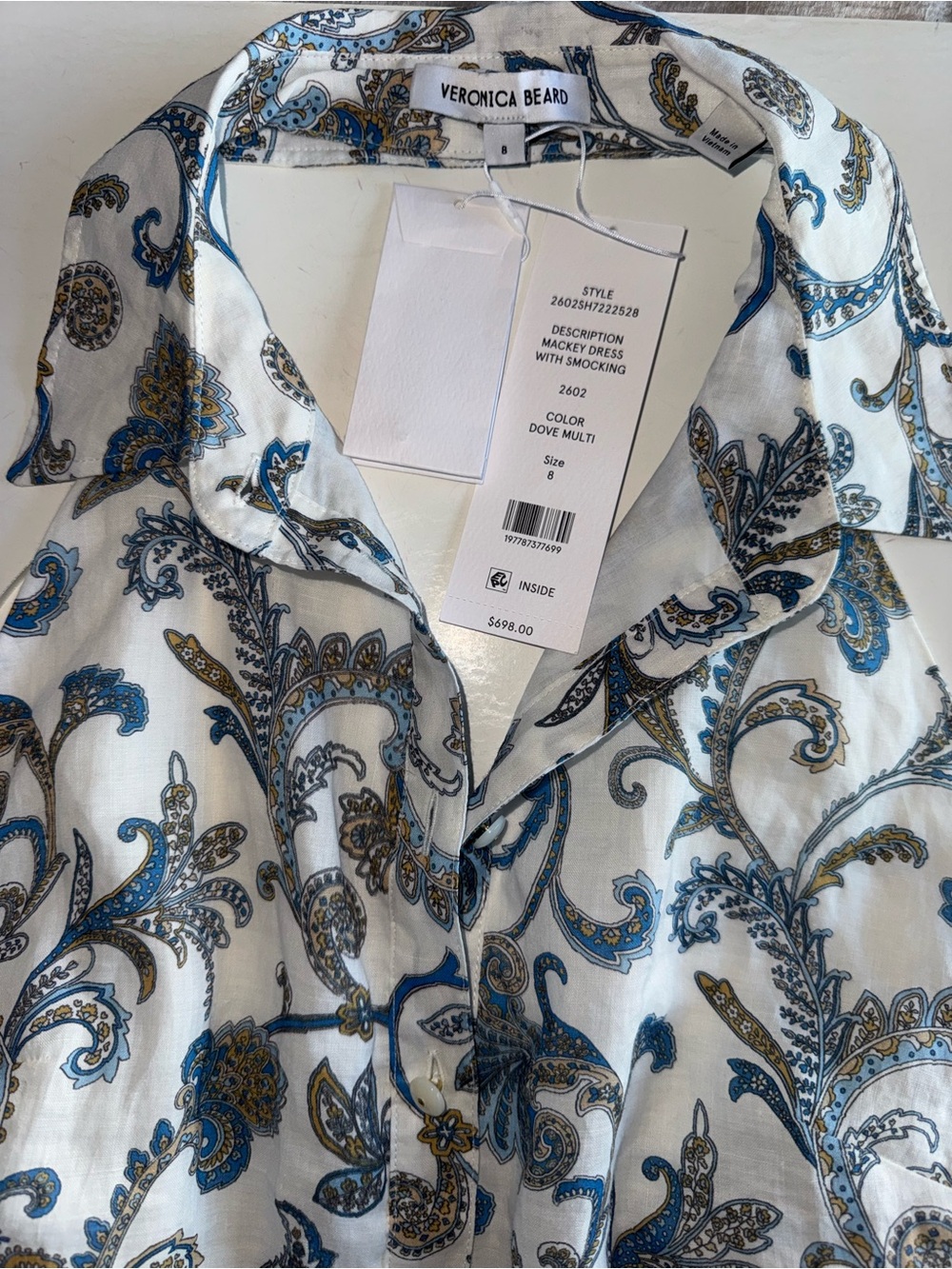 Mackey Paisley Halter Midi Dress - Picture 16 of 16